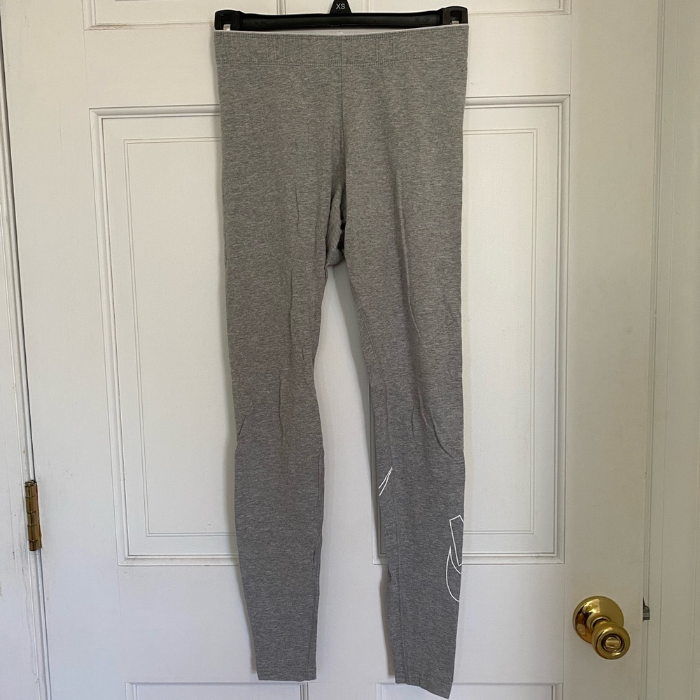 Nike branded gray leggings